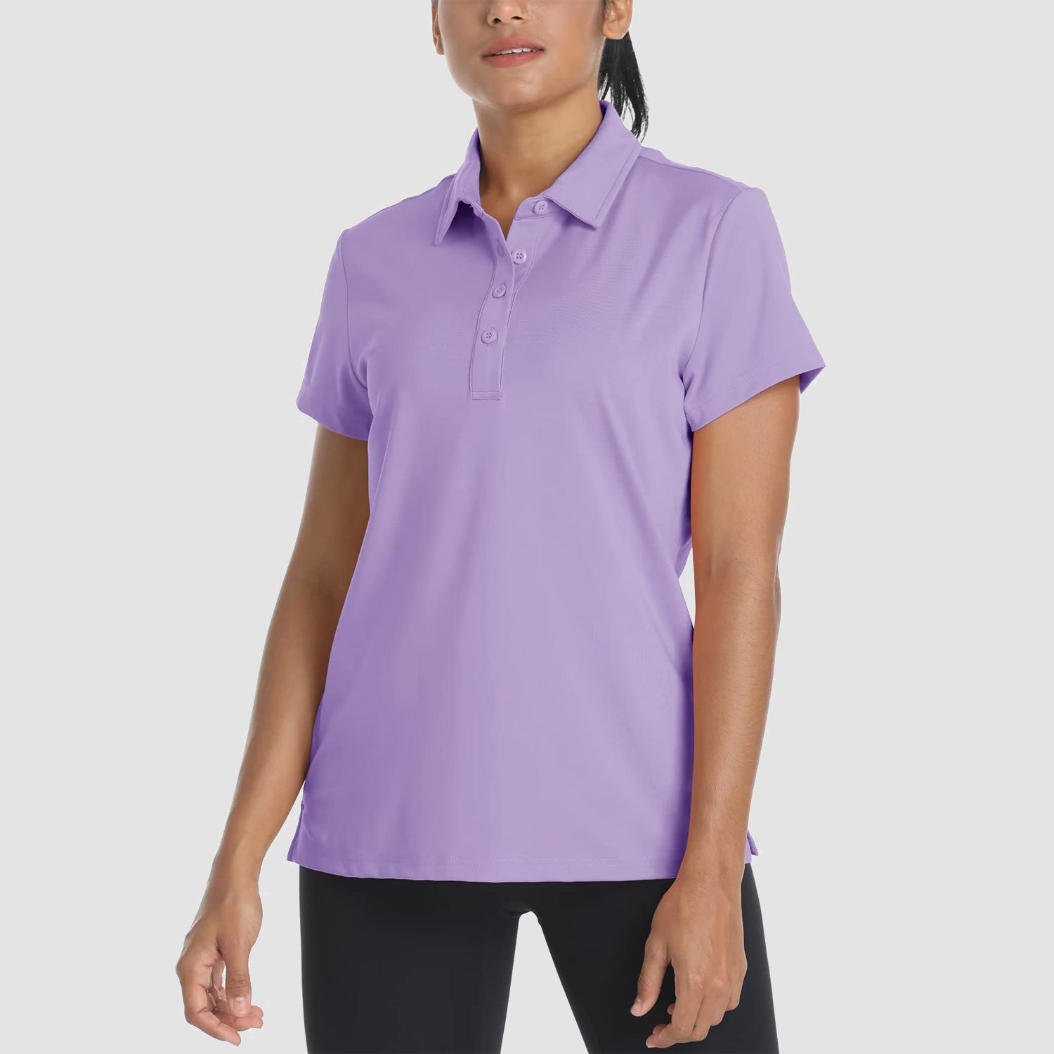 Women's Quick-Dry Polo Shirt - Casual & Golf Short Sleeve