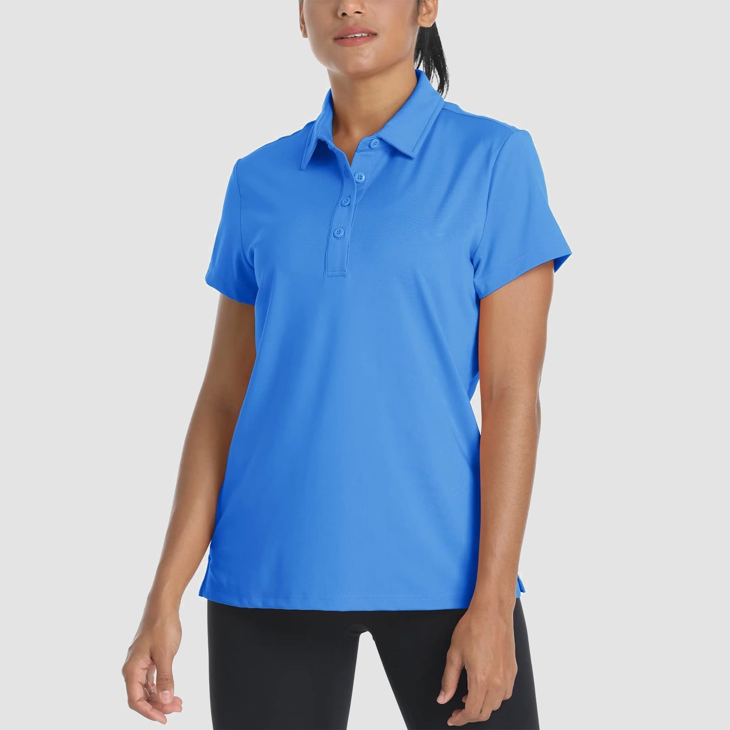 Women's Quick-Dry Polo Shirt - Casual & Golf Short Sleeve