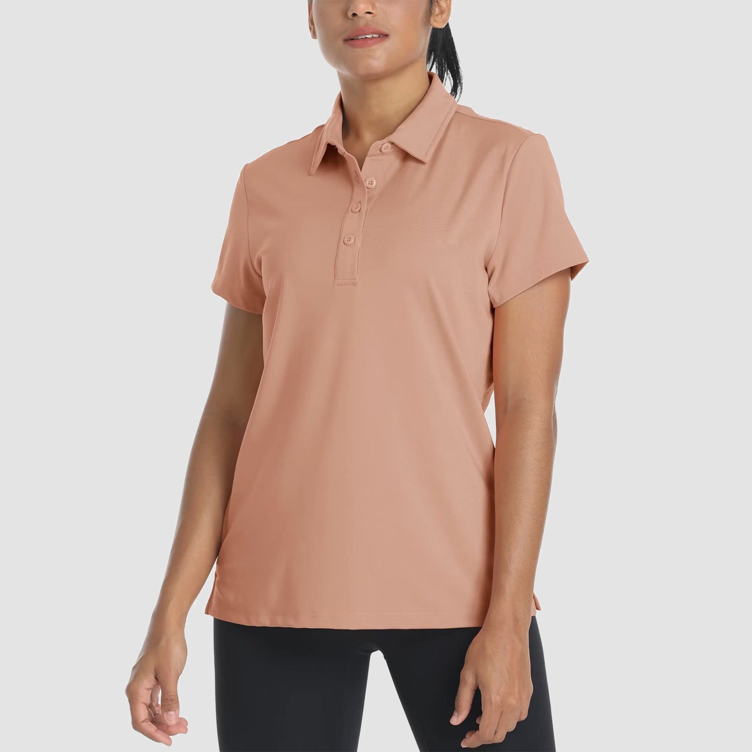 Women's Quick-Dry Polo Shirt - Casual & Golf Short Sleeve