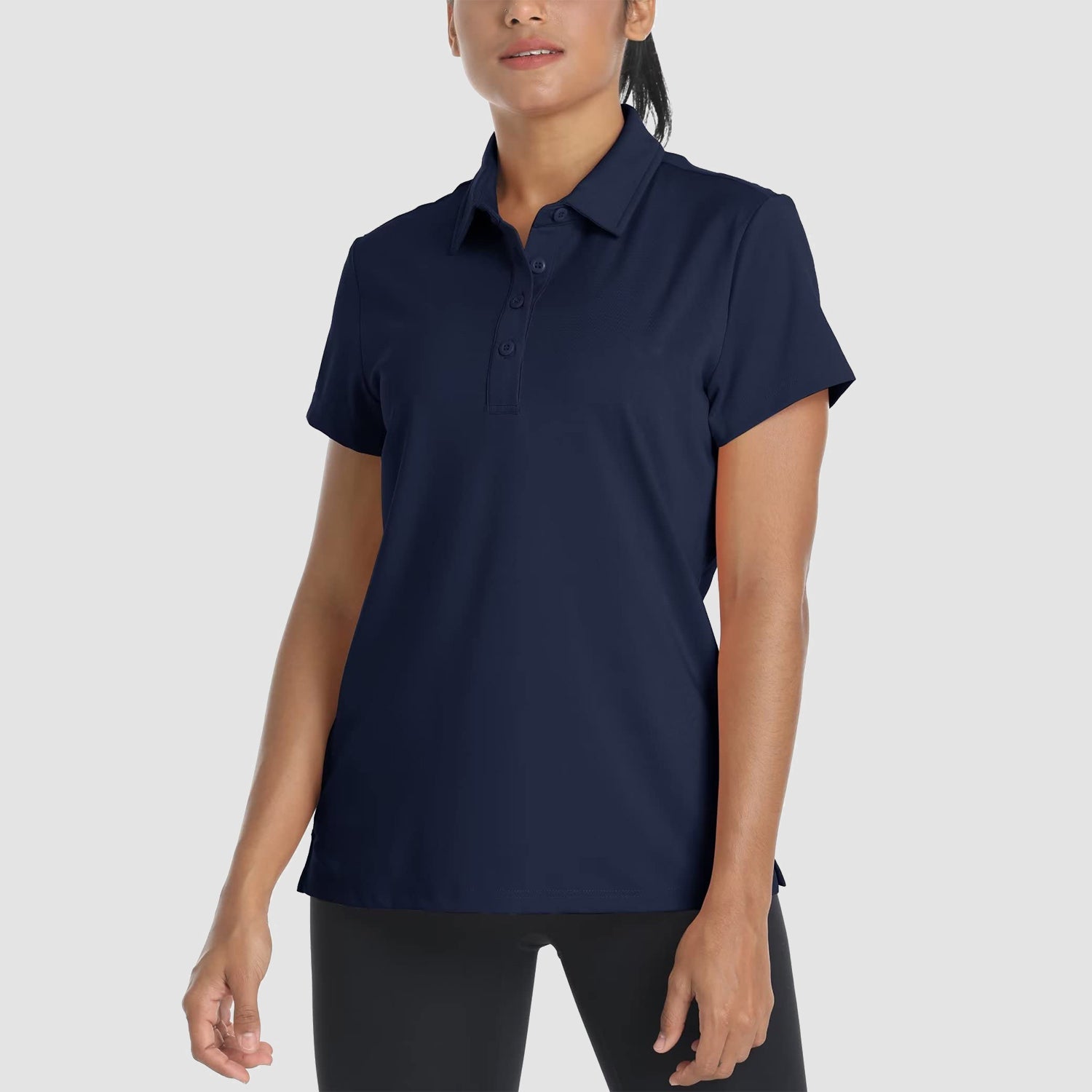 Women's Quick-Dry Polo Shirt - Casual & Golf Short Sleeve