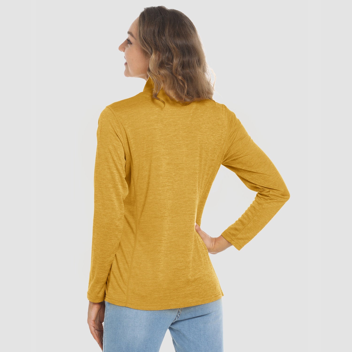 Women's Long Sleeve 1/4 Zip UPF50+ Sun Protection Shirt