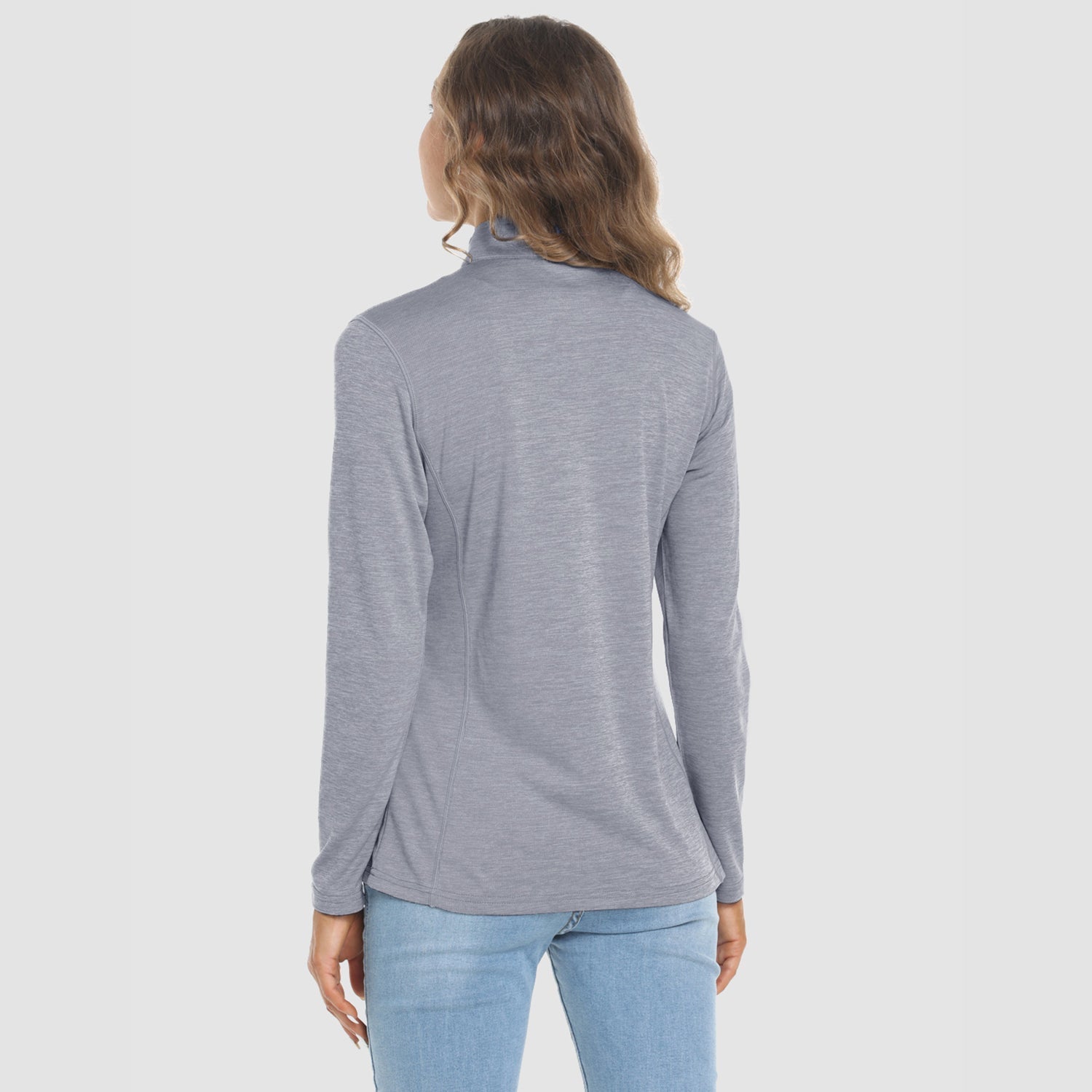 Women's Long Sleeve 1/4 Zip UPF50+ Sun Protection Shirt