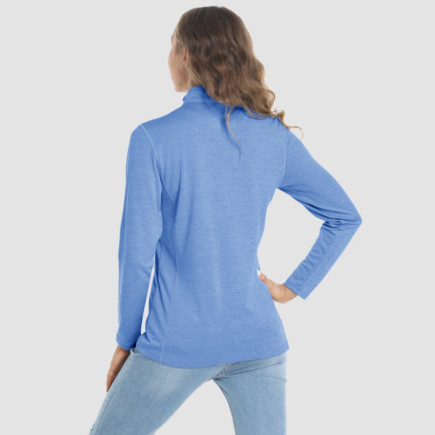 Women's Long Sleeve 1/4 Zip UPF50+ Sun Protection Shirt