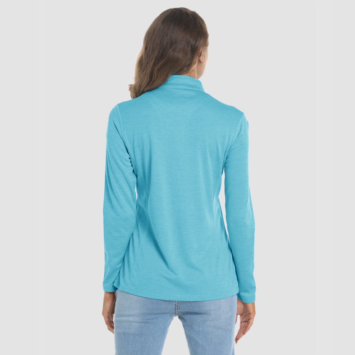Women's Long Sleeve 1/4 Zip UPF50+ Sun Protection Shirt