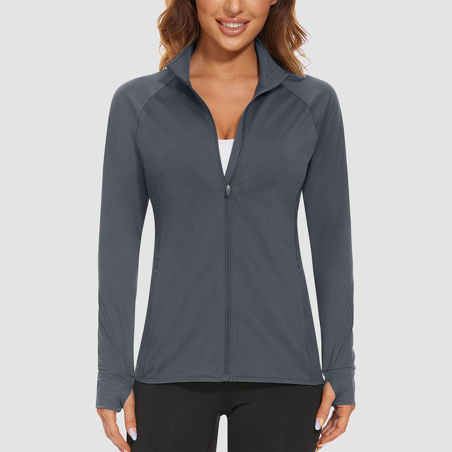 Women's UPF 50+ Sun Protection Tennis Jacket Long Sleeve