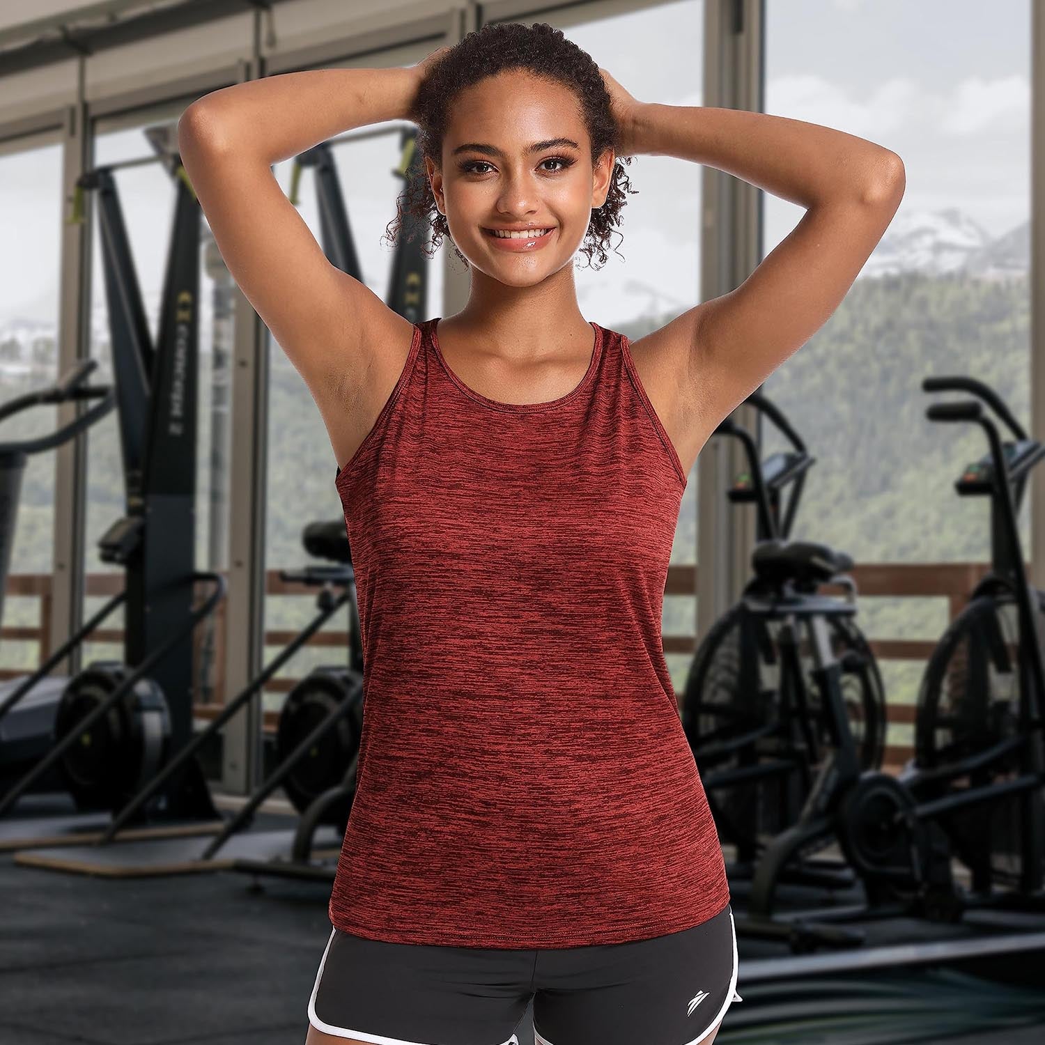 Women's Quick-Dry Sun Protection Workout Tank Top