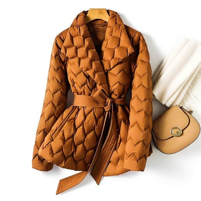 Avery™ - Stylish Quilted Down Coat - veyora