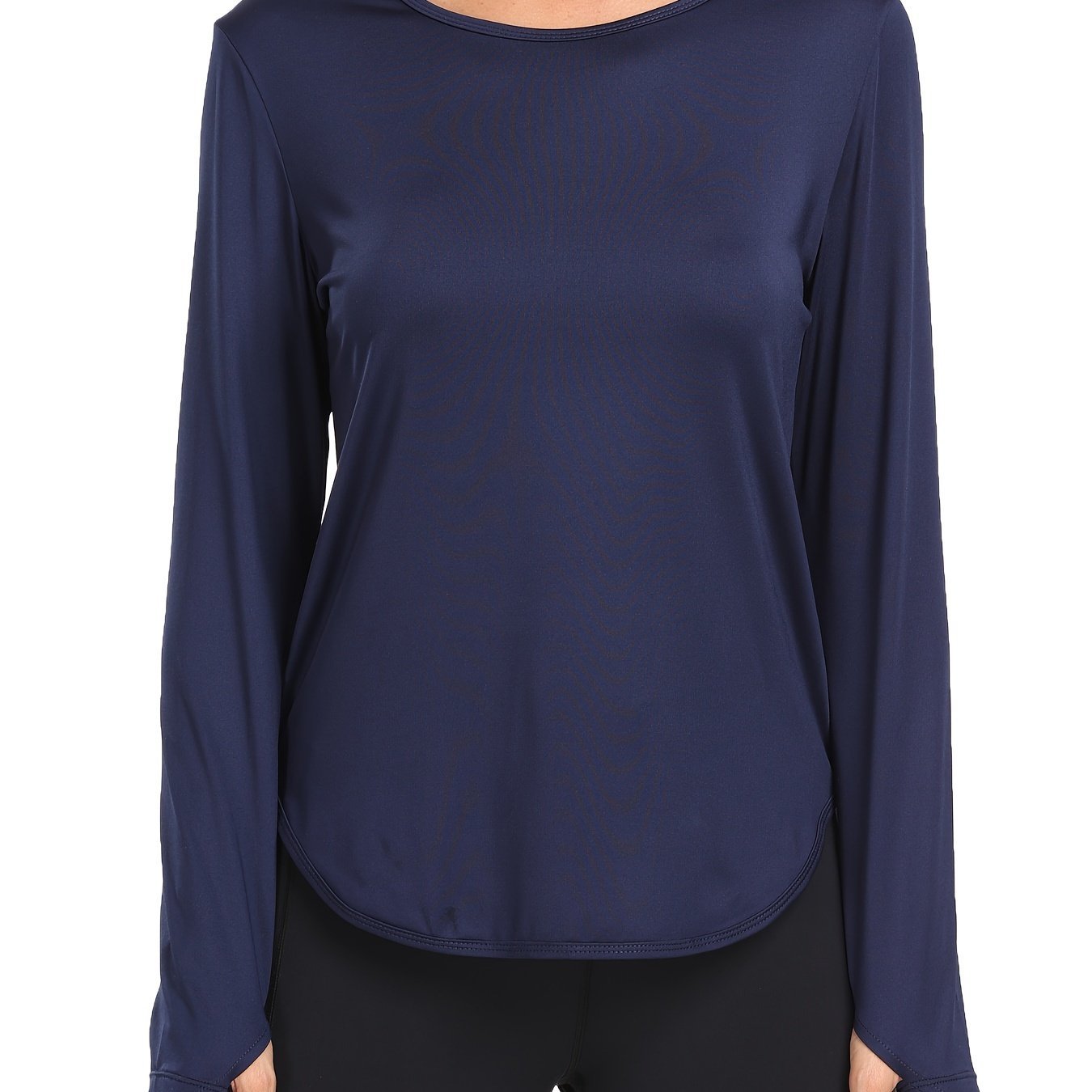 Womens Long Sleeve T-Shirt - Ultra - Lightweight, Breathable, Fashionable Sports Top with Thumb Holes Design - Provides Superior Sun Protection for Yoga, Running, and Outdoor Activities - veyora