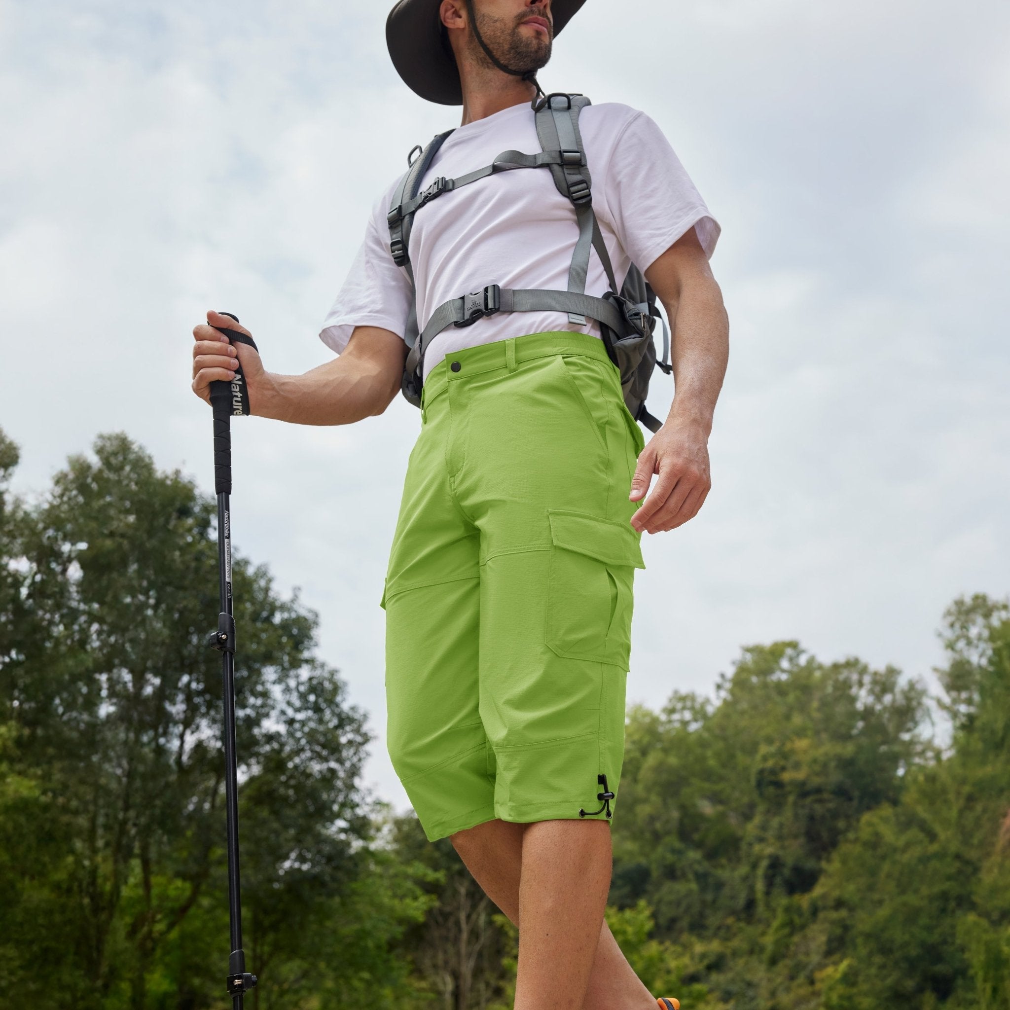 Men's 3/4 Capri Quick Dry Sports Shorts - veyora