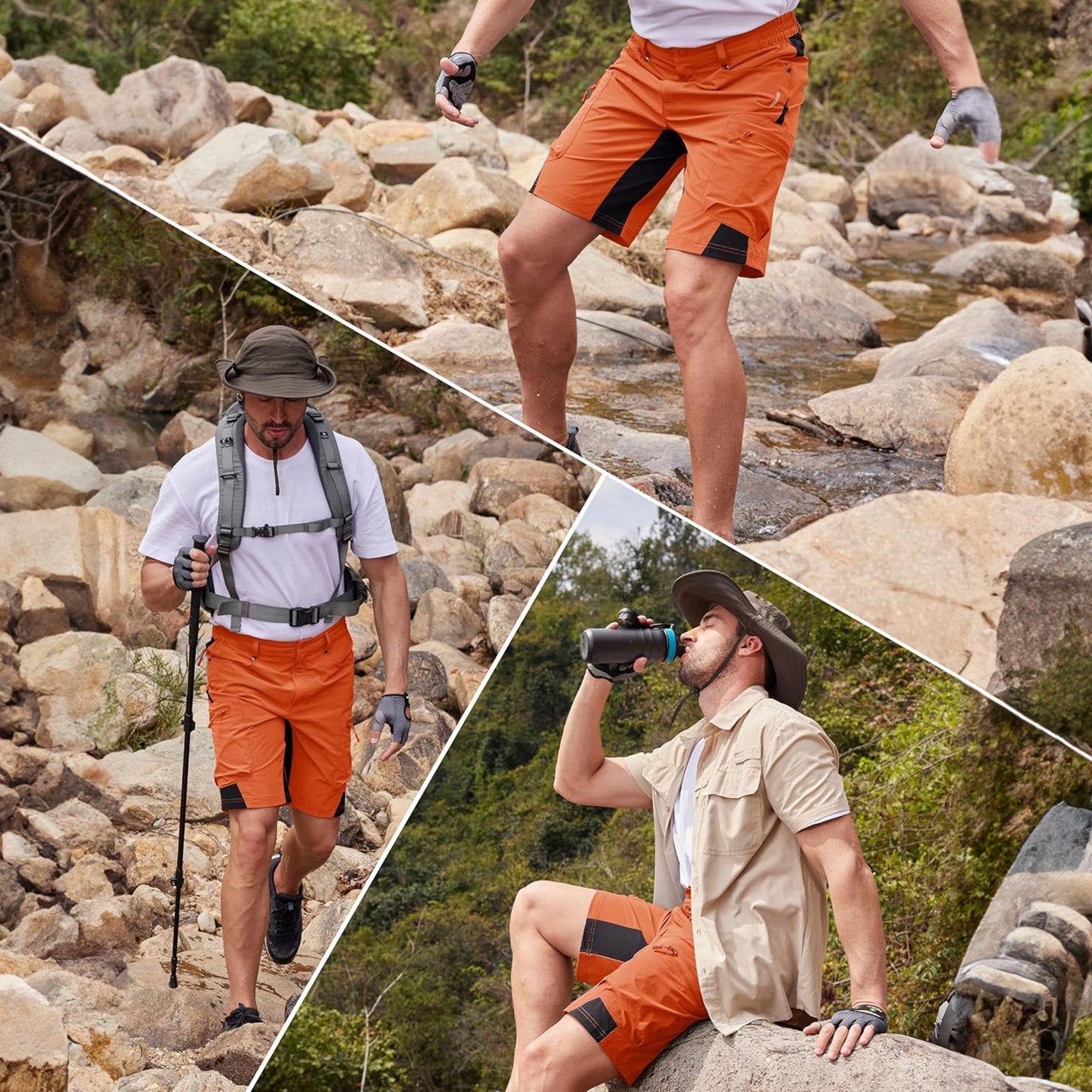 Men's Quick Dry Cargo Shorts