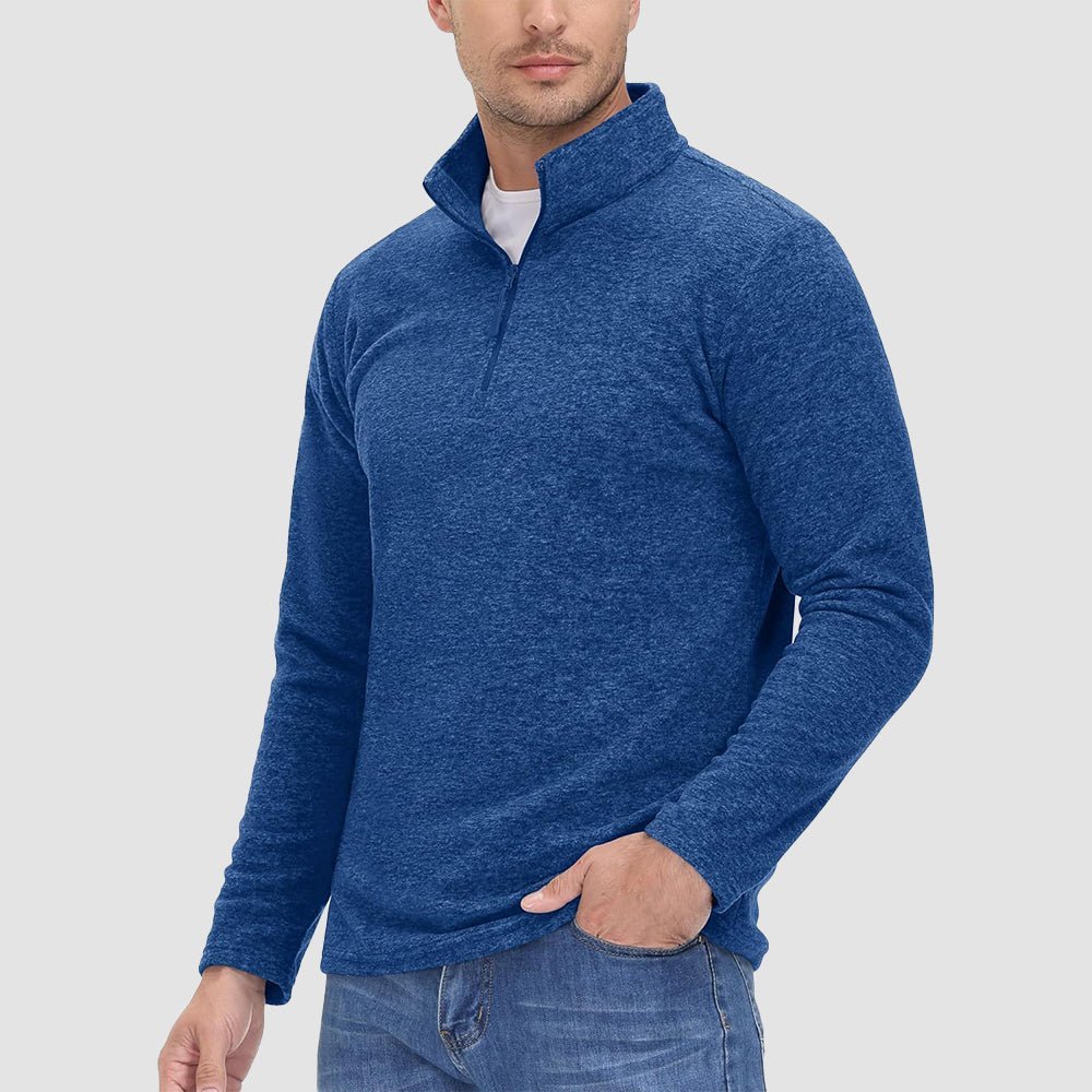 Men's 1/4 Zip Pullover Shirt Long Sleeve Sweatshirts - veyora