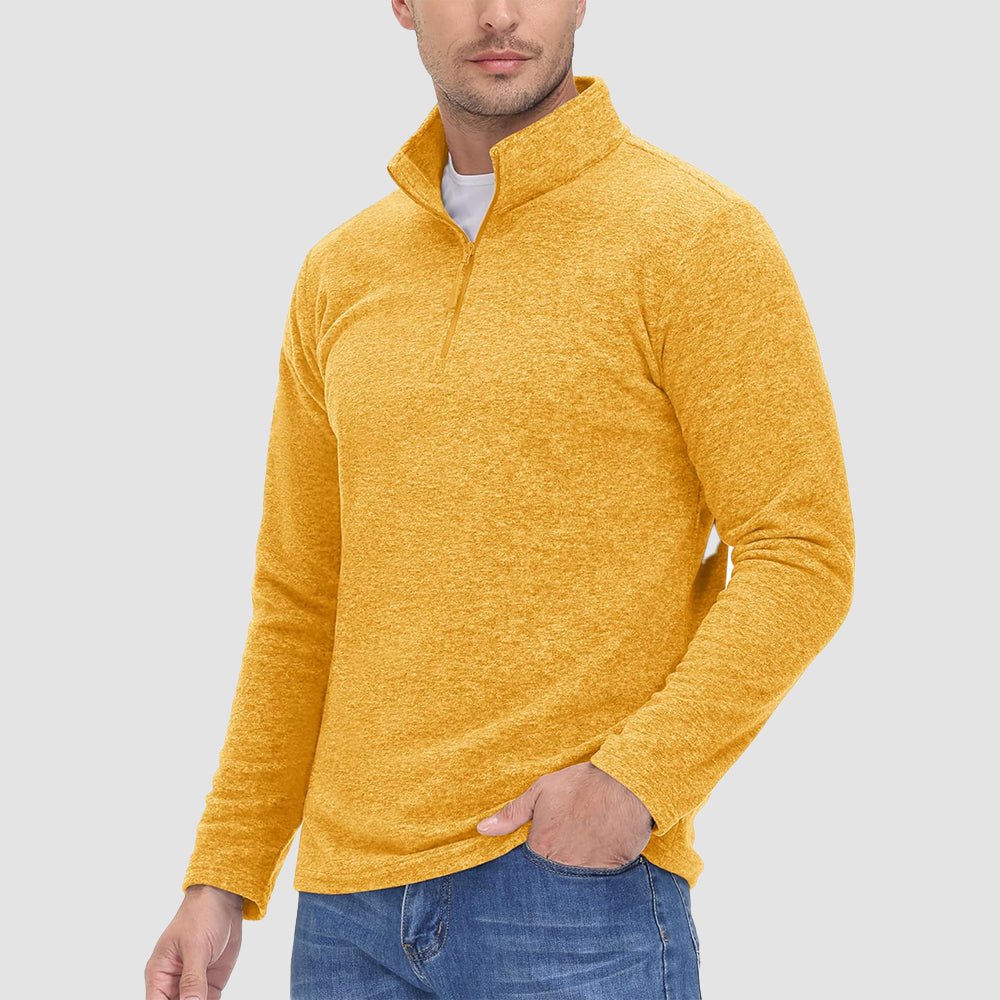 Men's 1/4 Zip Pullover Shirt Long Sleeve Sweatshirts