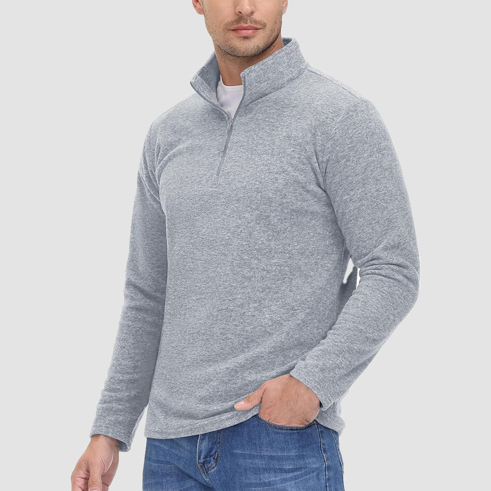 Men's 1/4 Zip Pullover Shirt Long Sleeve Sweatshirts