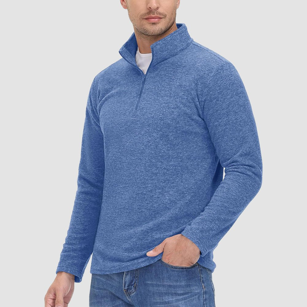 Men's 1/4 Zip Pullover Shirt Long Sleeve Sweatshirts