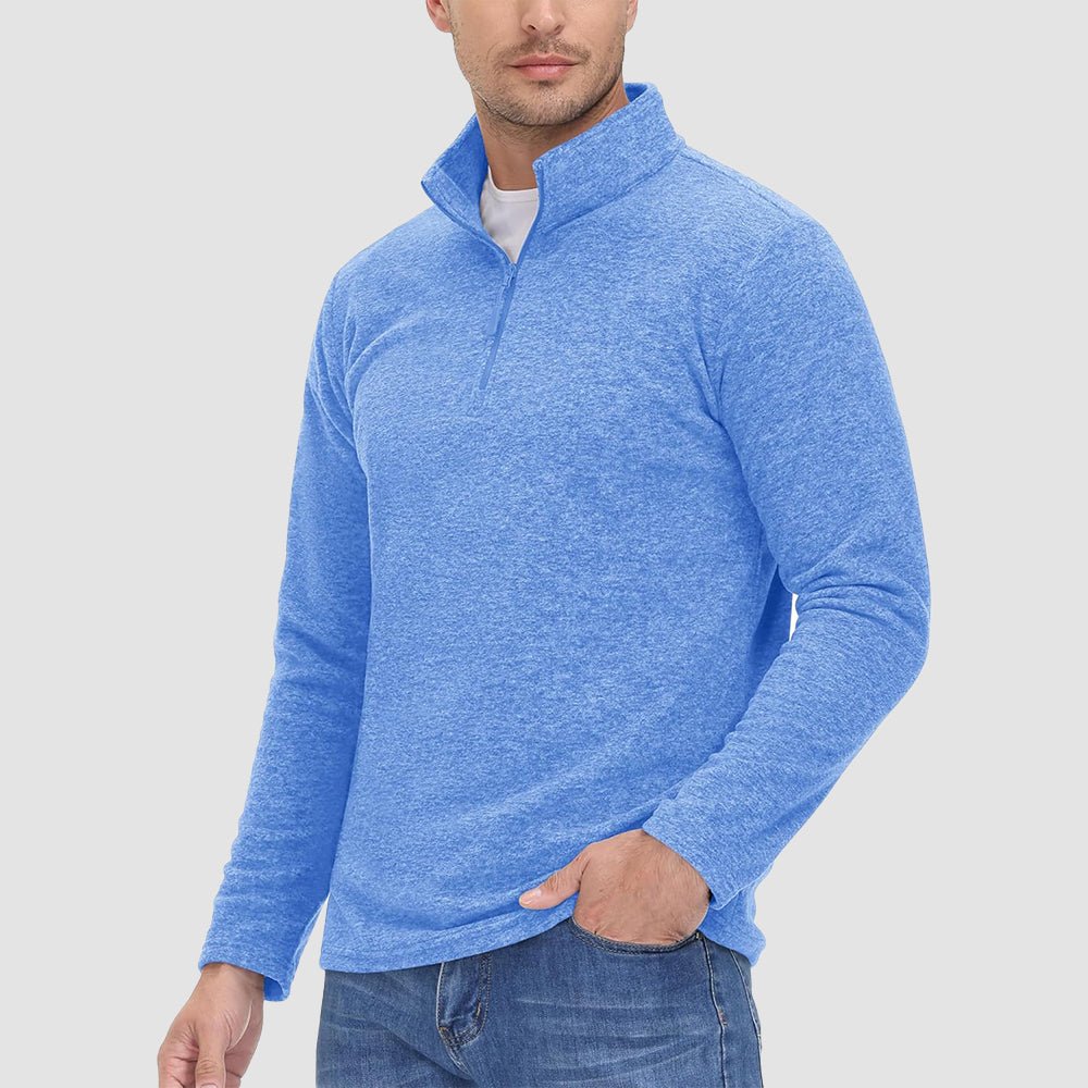 Men's 1/4 Zip Pullover Shirt Long Sleeve Sweatshirts
