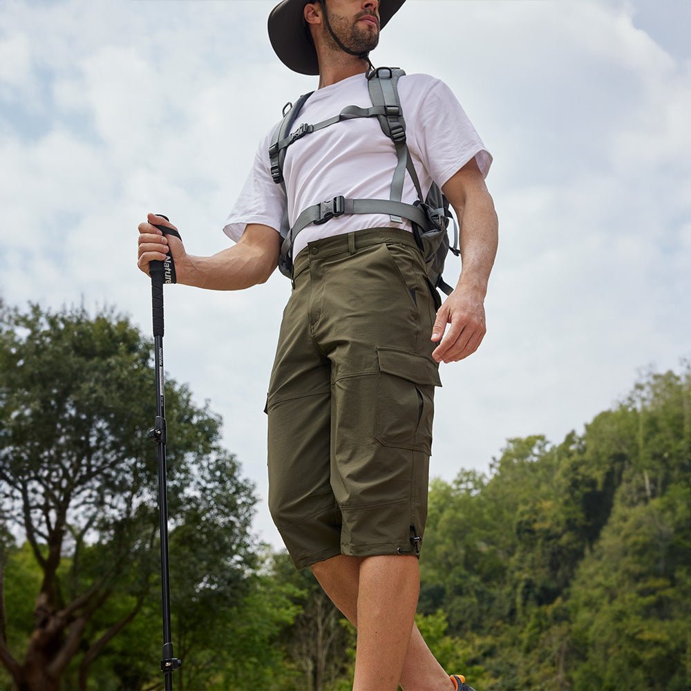 Men's 3/4 Capri Quick Dry Sports Shorts - veyora