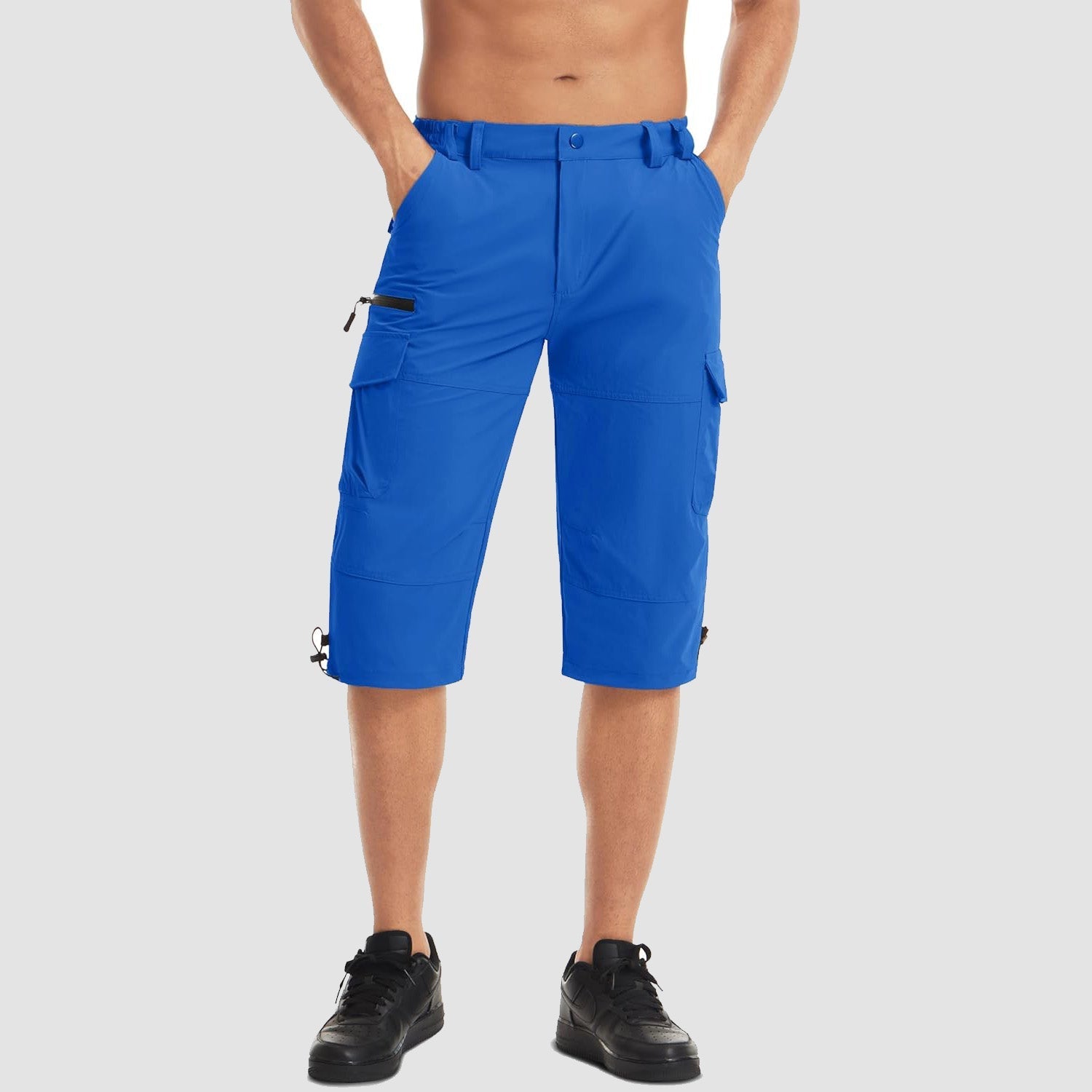 Men's 3/4 Capri Quick Dry Sports Shorts - veyora