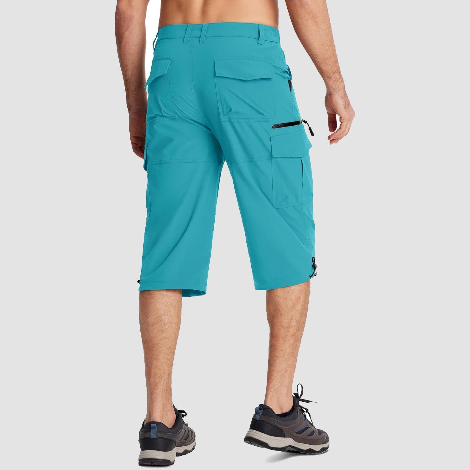Men's 3/4 Capri Quick Dry Sports Shorts - veyora