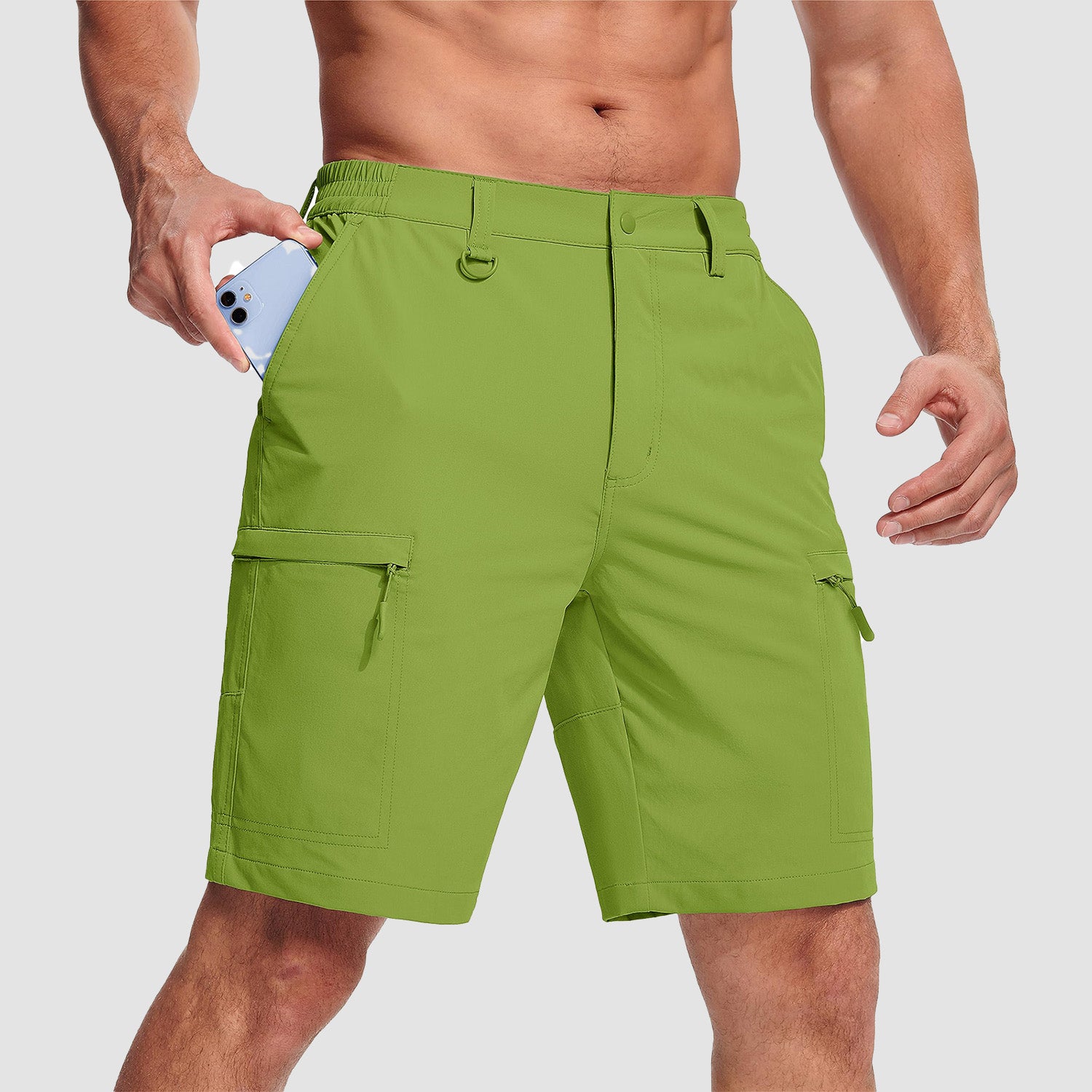 Men's Casual Quick-Dry 5 Pockets Cargo Short