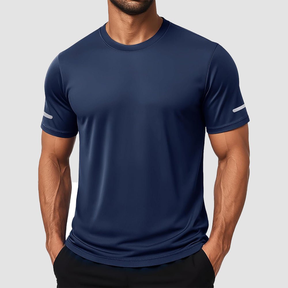 Men's Dry Fit Sun Protection Stretch Training & Sports T-Shirts - veyora