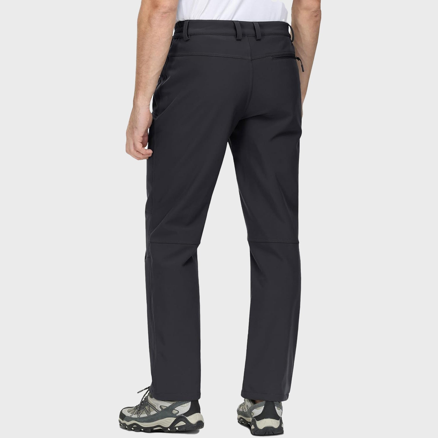 Men's Fleece Hiking Pants Water Resistant Ski Snow Pants