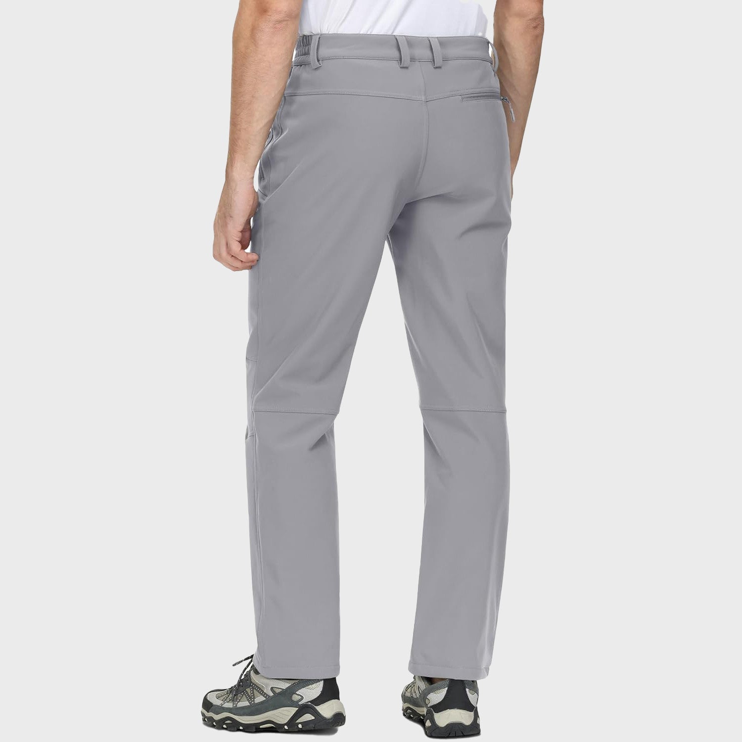 Men's Fleece Hiking Pants Water Resistant Ski Snow Pants