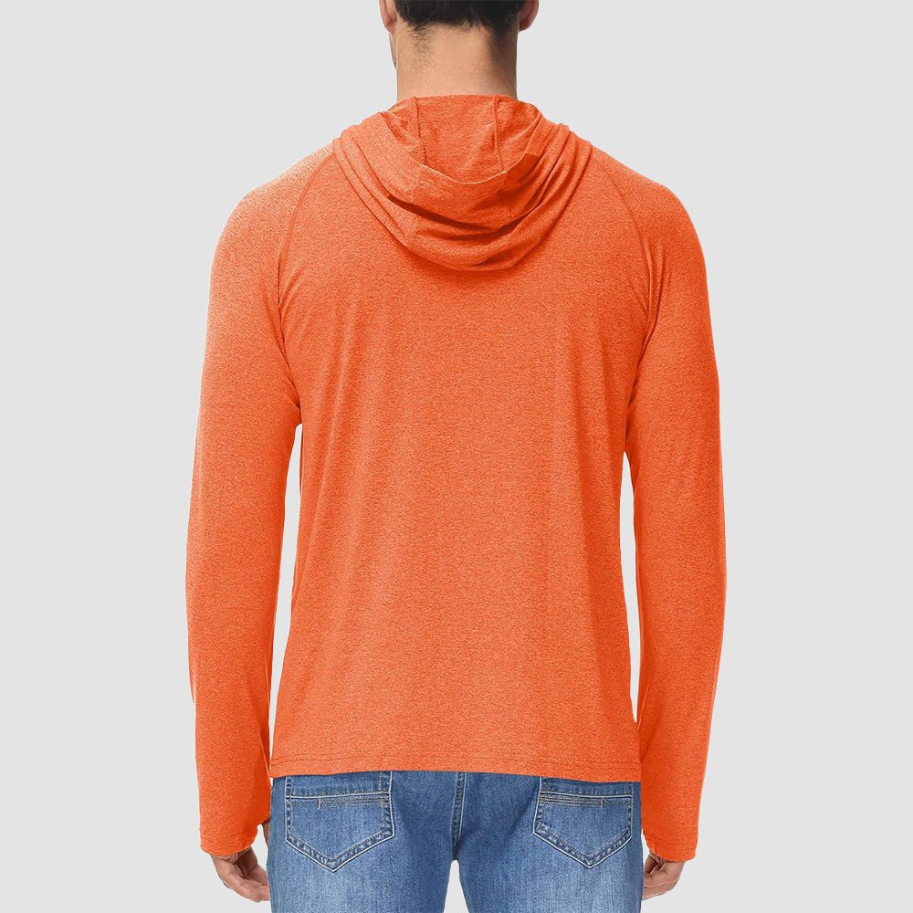 Men's Hooded UPF 50+ Sun Protection Sherpa Fishing Shirt