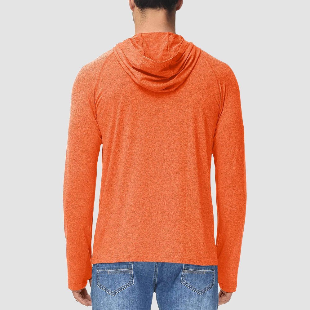 Men's Hooded UPF 50+ Sun Protection Sherpa Fishing Shirt - veyora