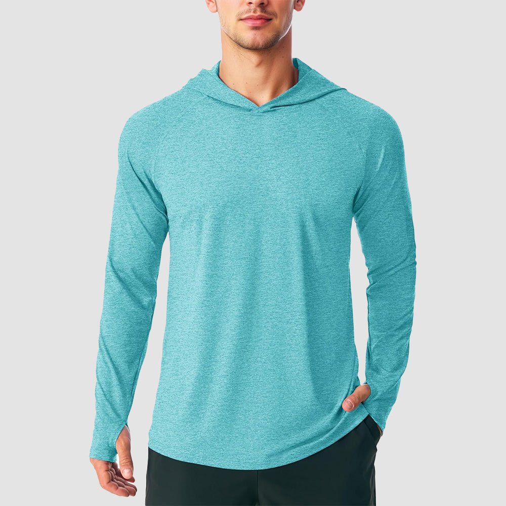 Men's Hooded UPF 50+ Sun Protection Sherpa Fishing Shirt