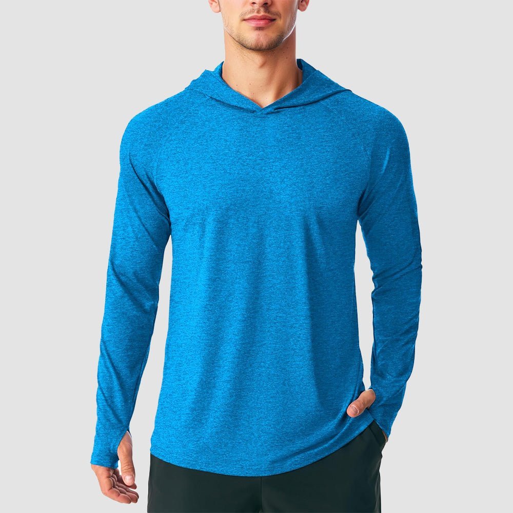 Men's Hooded UPF 50+ Sun Protection Sherpa Fishing Shirt - veyora