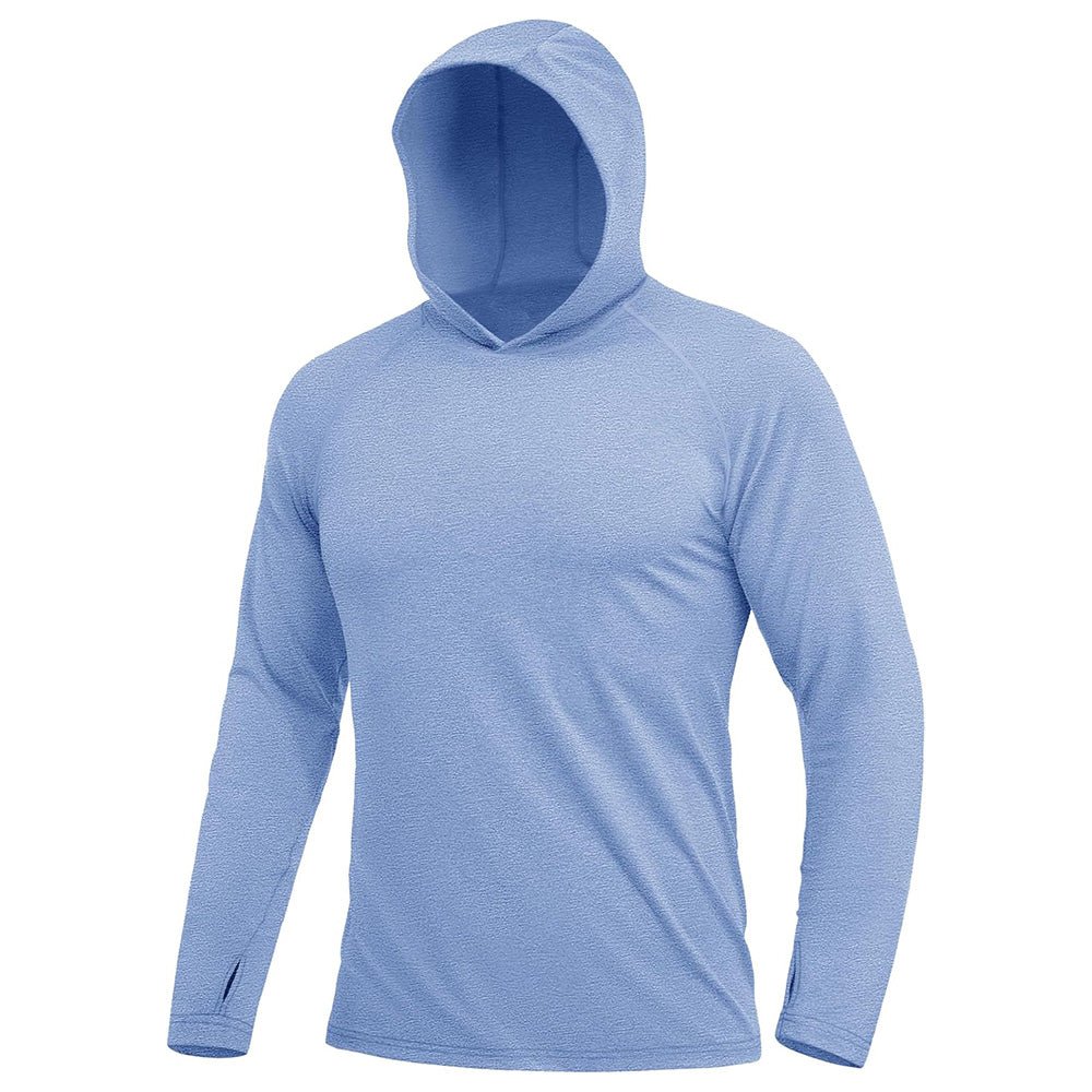 Men's Hooded UPF 50+ Sun Protection Sherpa Fishing Shirt - veyora