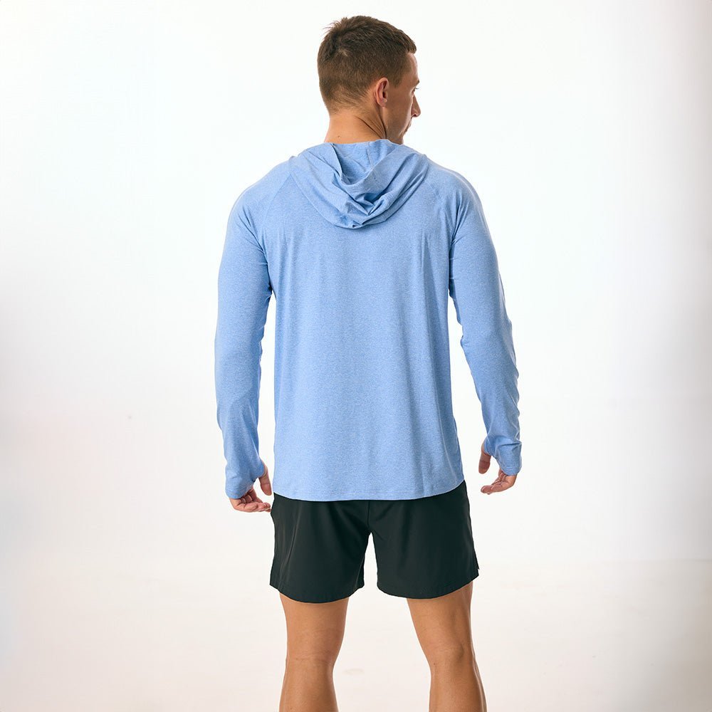 Men's Hooded UPF 50+ Sun Protection Sherpa Fishing Shirt - veyora