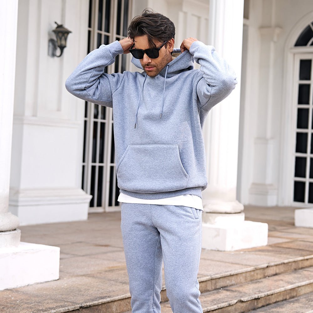Men's Hoodie Sweater Fleece Pullover Hoodies Sweatshirt - veyora