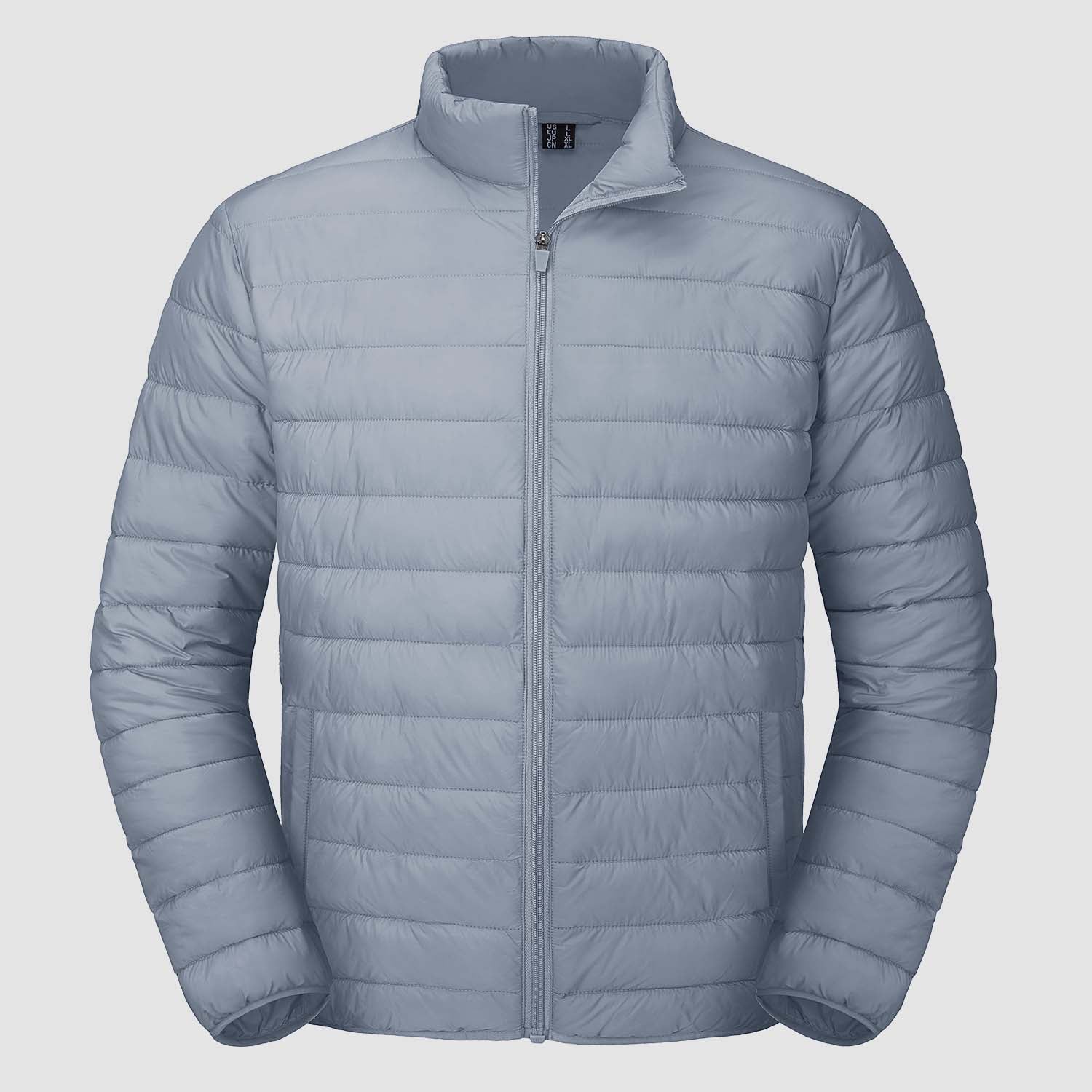 Men's Lightweight Puffer Jacket – Water - Repellent Winter Coat - veyora
