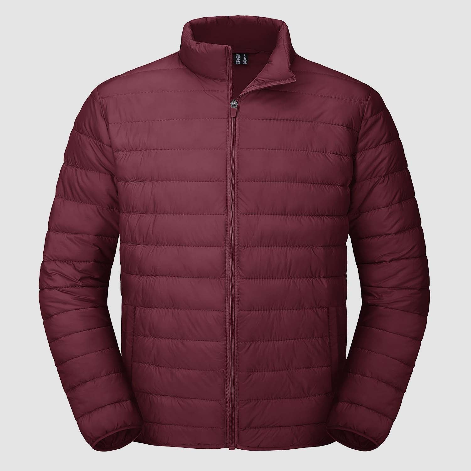 Men's Lightweight Puffer Jacket – Water-Repellent Winter Coat