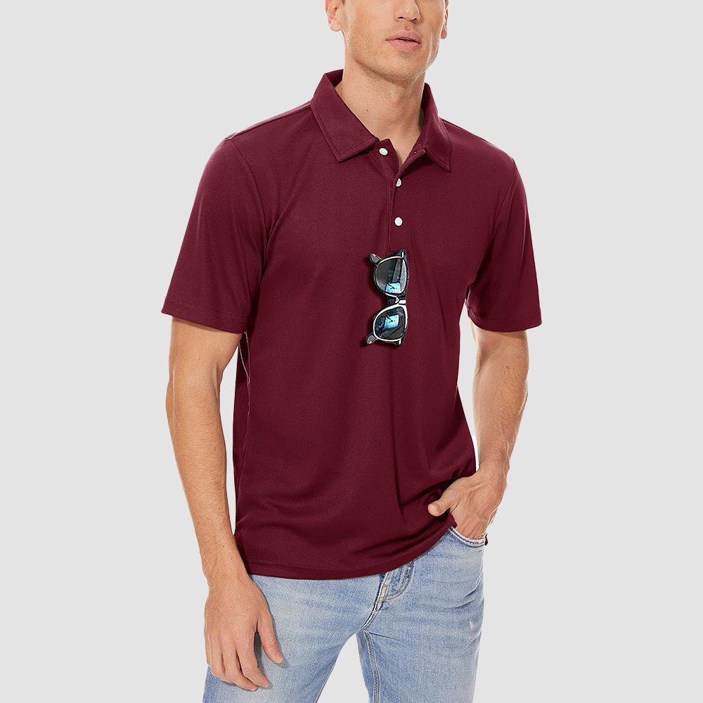 Men's Polo Quick Dry Short Sleeve Golf Polo