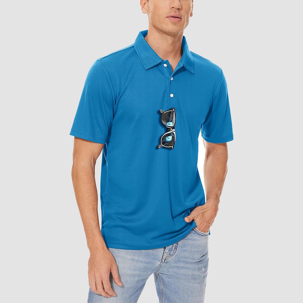 Men's Polo Quick Dry Short Sleeve Golf Polo