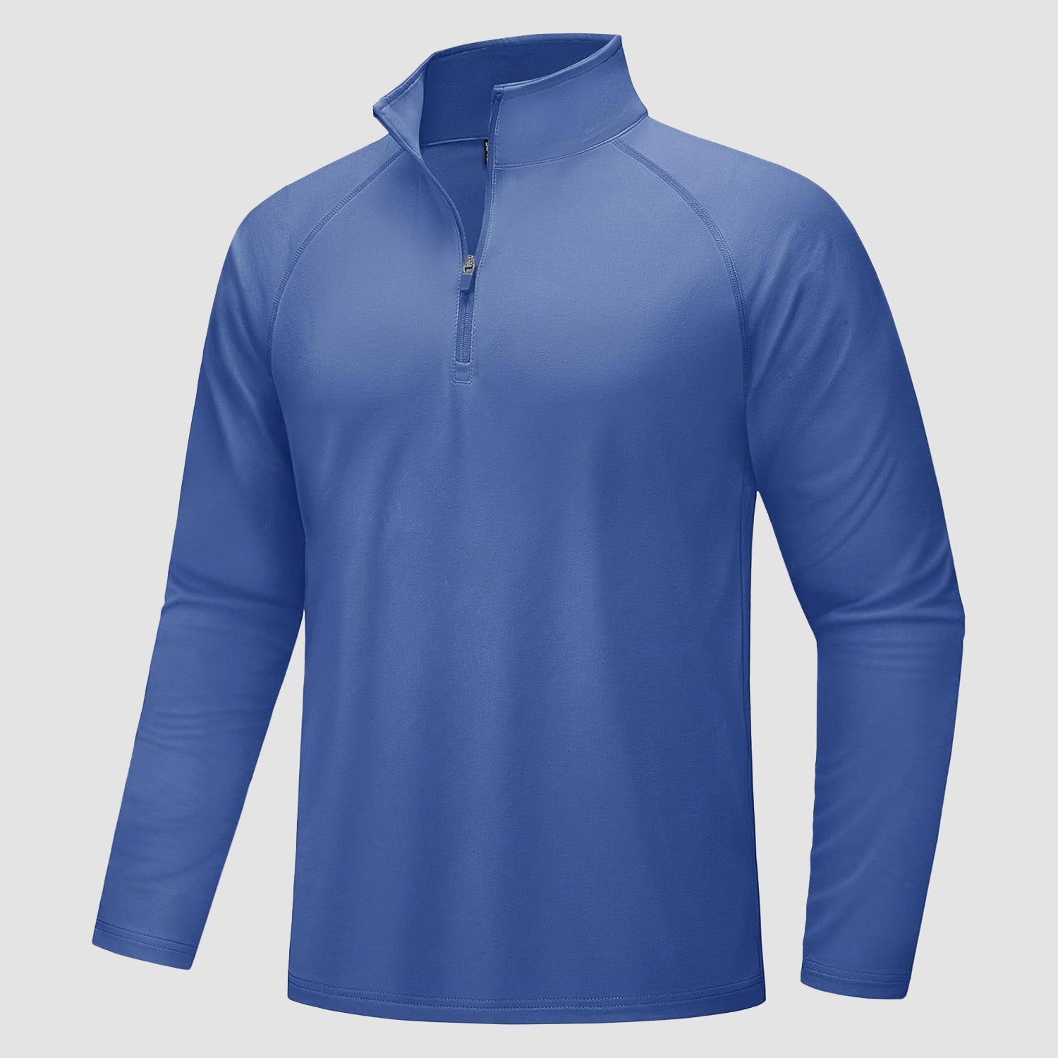Men's Fleece - Lined Quarter Zip Pullover Sweatshirt - veyora
