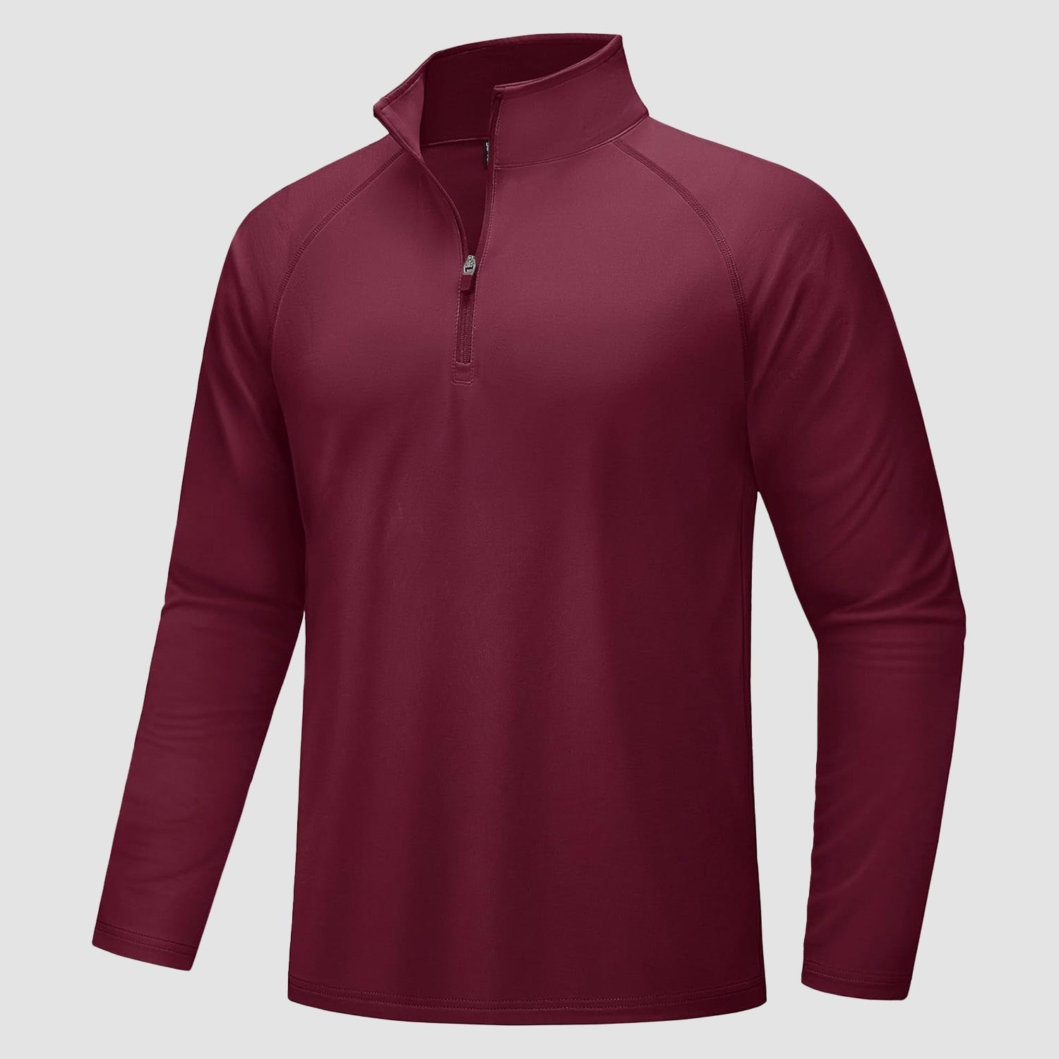 Men's Fleece - Lined Quarter Zip Pullover Sweatshirt - veyora