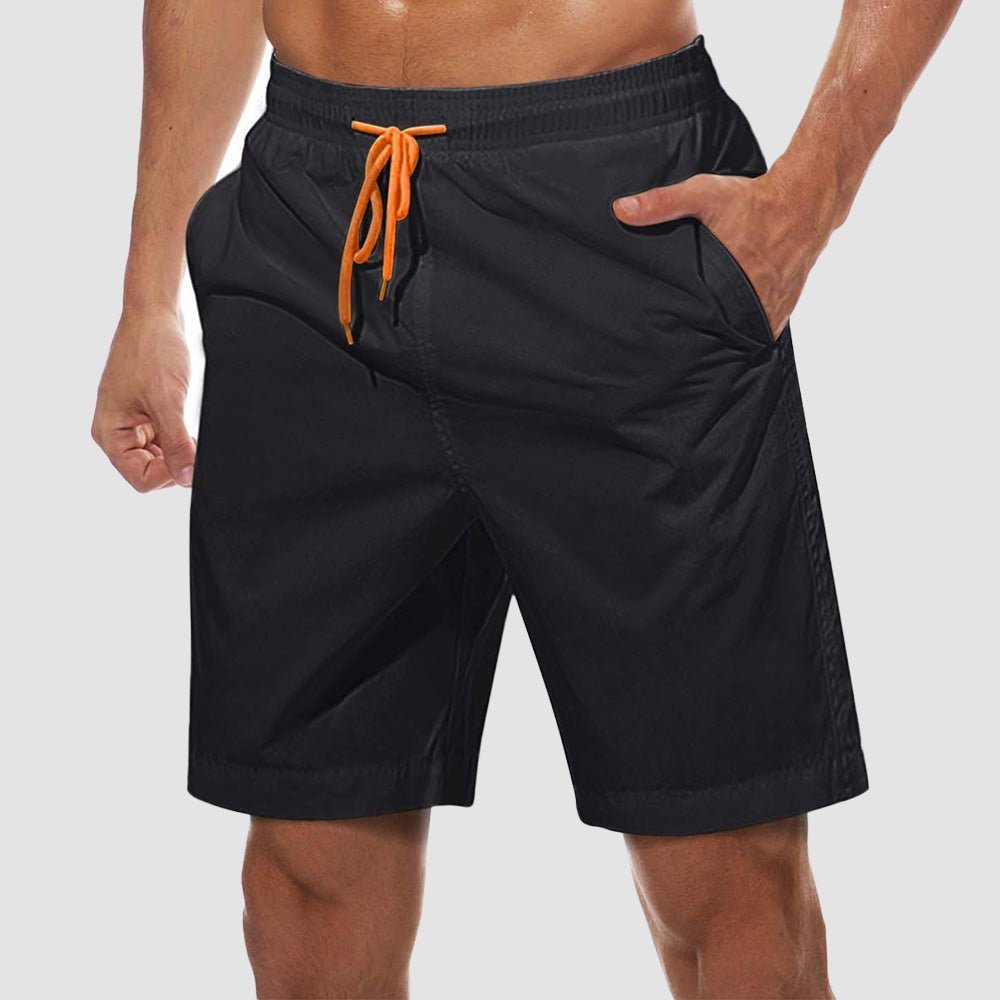 Men's Quick Dry Swim Trunks - Mesh Lining, Multi - Pocket Shorts - veyora