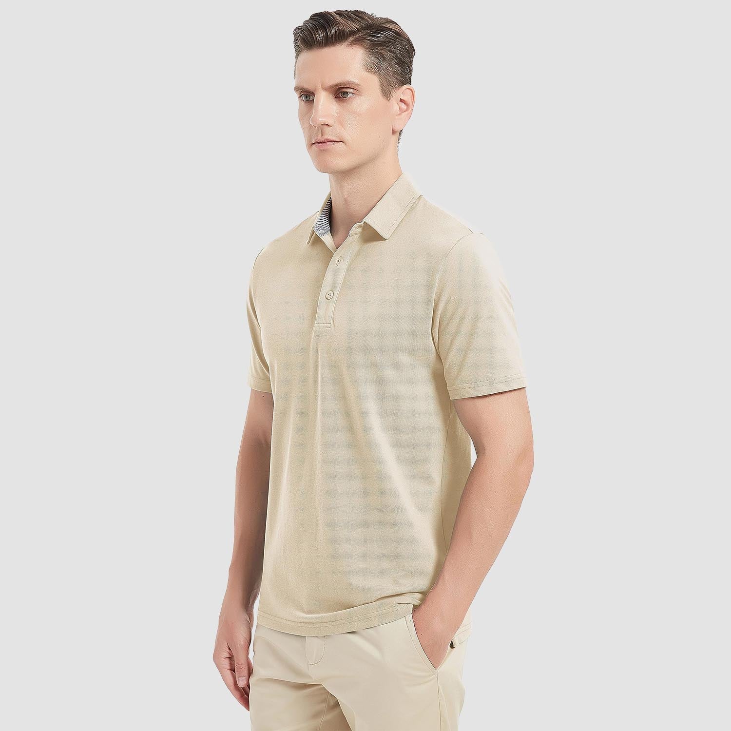 Men's Short Sleeve Polo Shirts Classic Golf Shirt