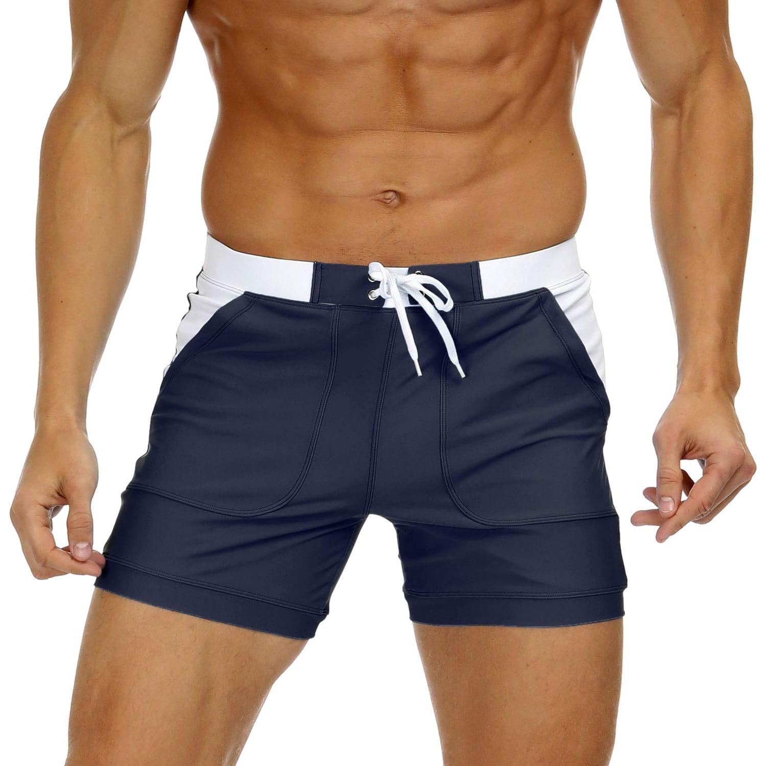 Men's Swim Trunks with Pockets - veyora