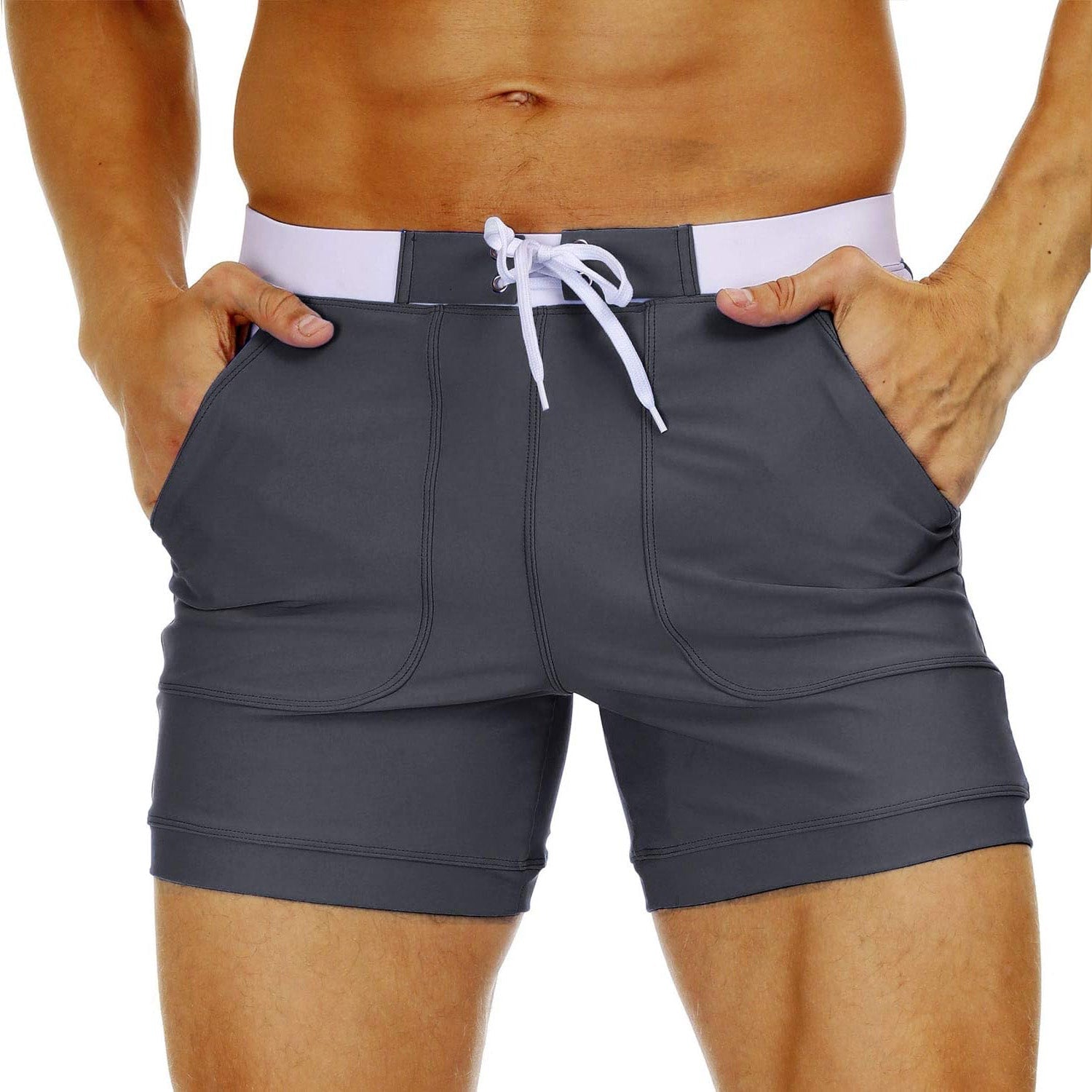 Men's Swim Trunks with Pockets - veyora