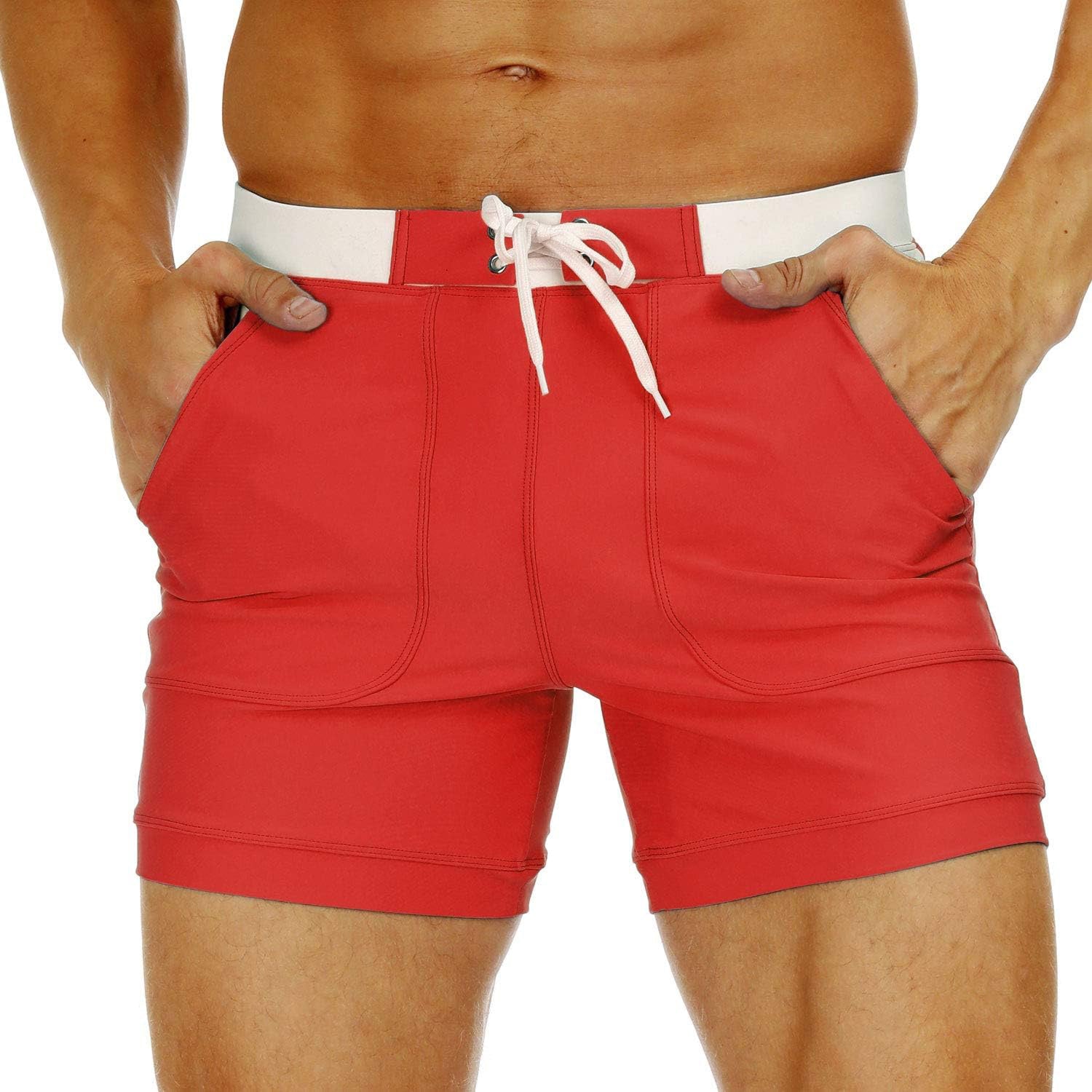 Men's Swim Trunks with Pockets - veyora
