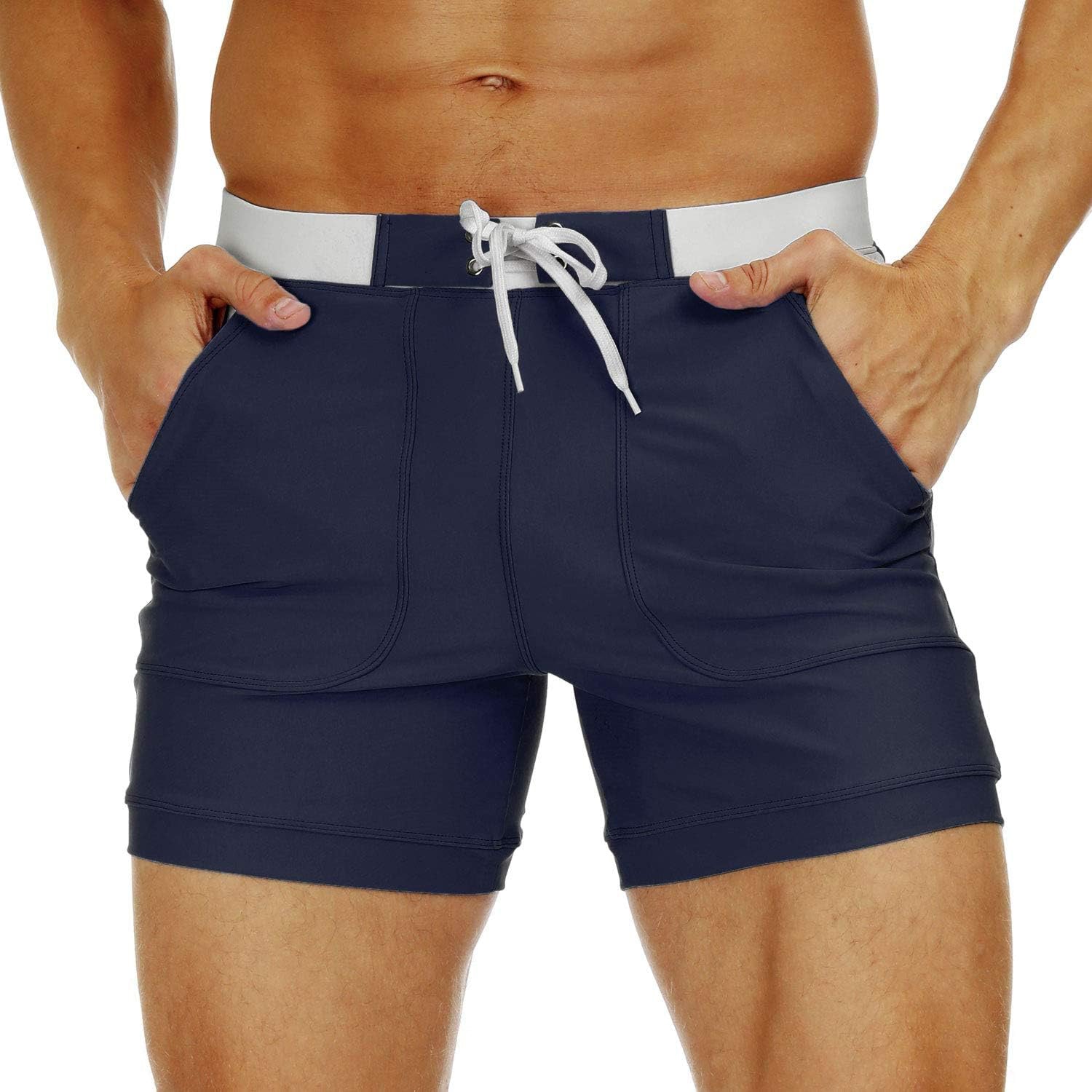 Men's Swim Trunks with Pockets - veyora