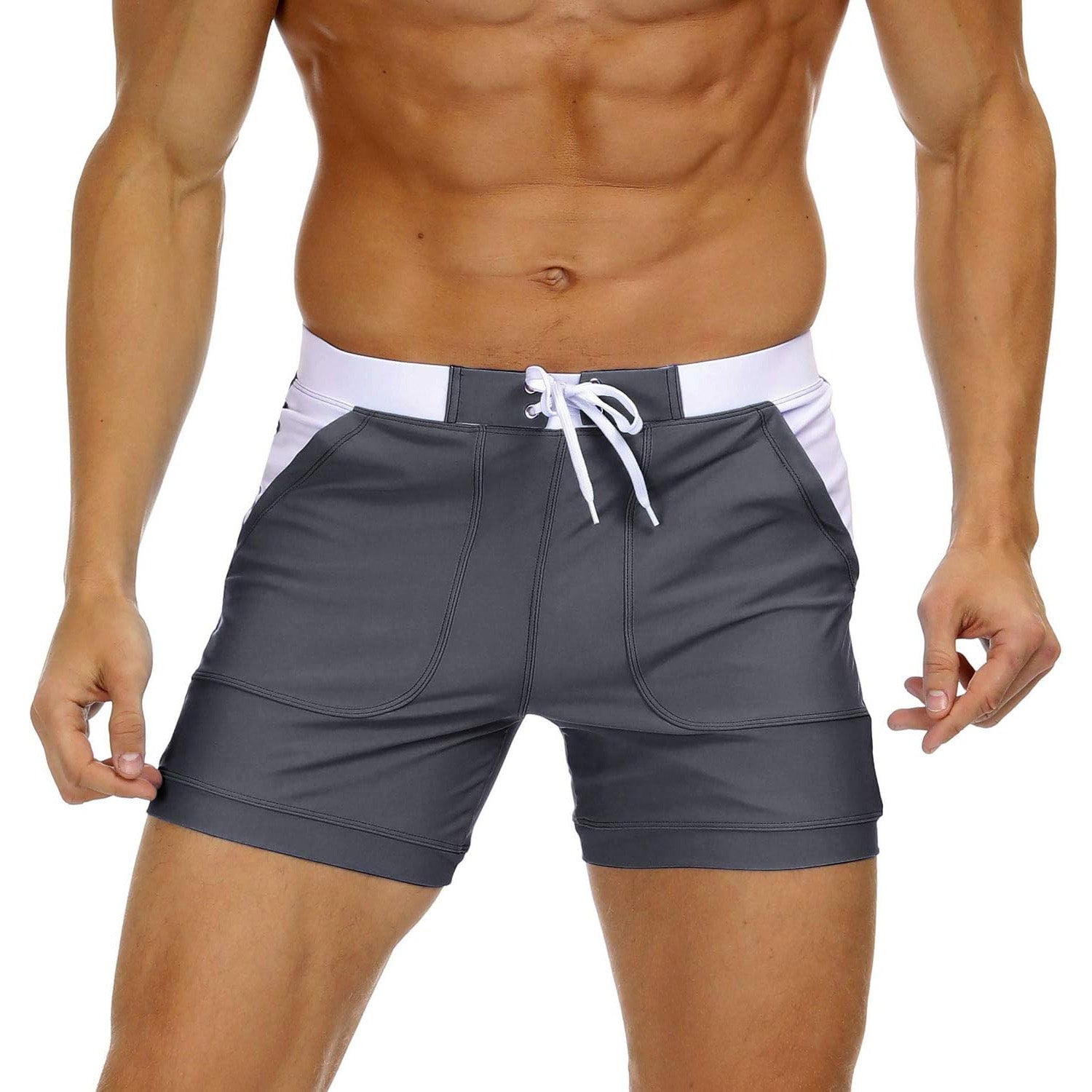 Men's Swim Trunks with Pockets - veyora