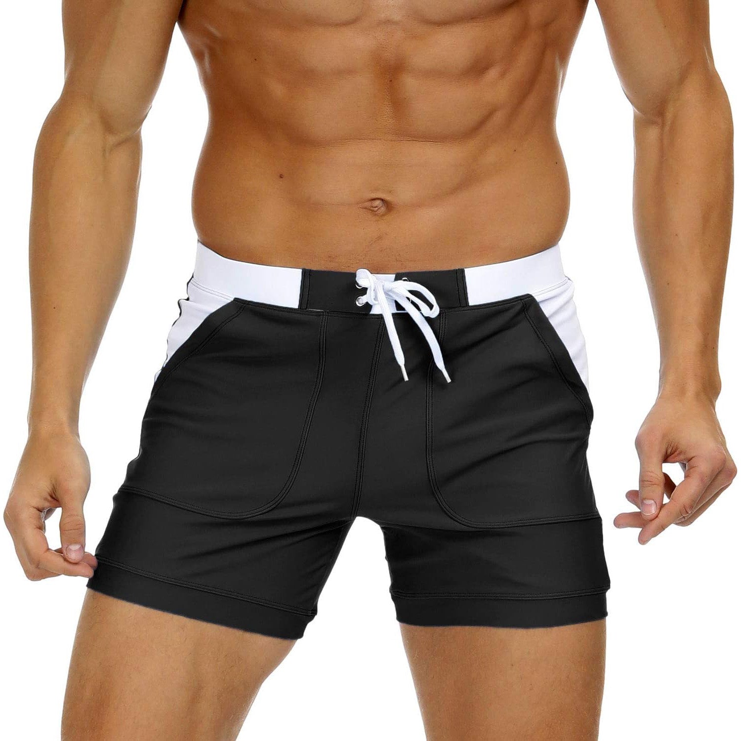 Men's Swim Trunks with Pockets - veyora