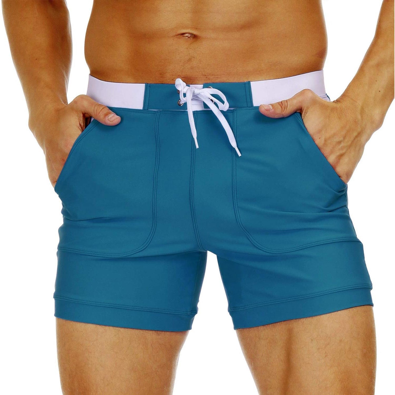 Men's Swim Trunks with Pockets - veyora