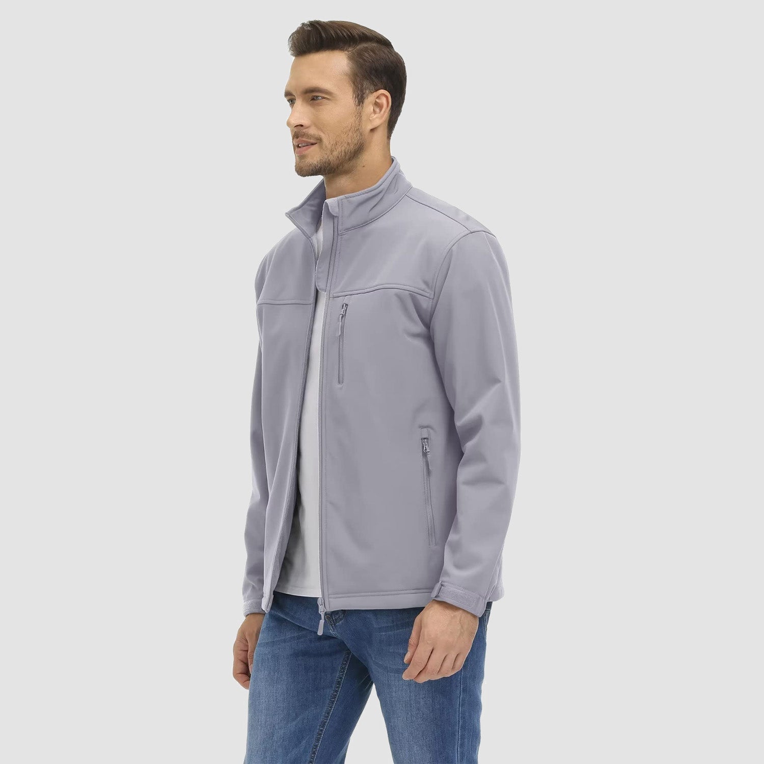 Men's Tactical Fleece - Lined Soft Shell Winter Jacket - veyora