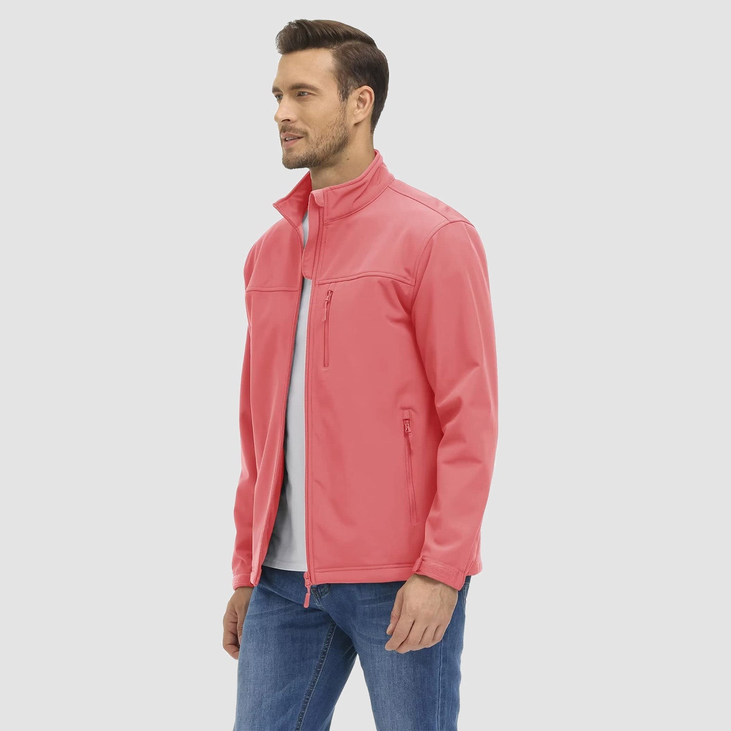 Men's Tactical Fleece - Lined Soft Shell Winter Jacket - veyora